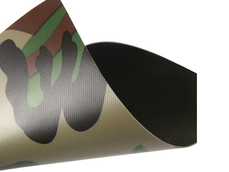 0.52 mm 650GSM 1000D23X23 Camouflage Airtight PVC Inflatable Boat Tela