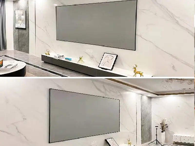 PVC Front Projection Film Projector Screen Fabric PVC Front Projection Film Projector Screen Fabric